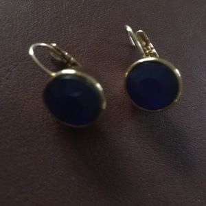 kate spade Jewelry - kate spade faceted blue stone lever back earrings kate spade Jewelry - kate spade faceted blue stone lever back earrings